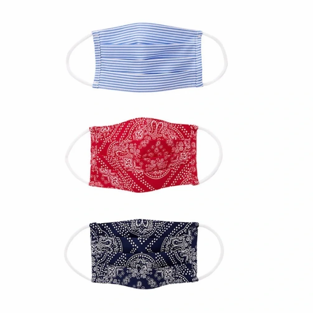 CARTER’S PAISLEY WASHABLE CLOTH FACE MASKS - ONE SIZE (NEW WITH TAGS) A14